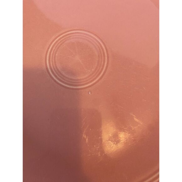 Fiestaware 2 Retired Rose 10 ½” Inch Classic Rim Dinner Plates - Picture 8 of 9